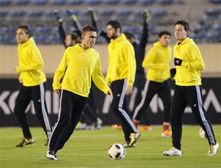 التدريبات الأخيرة للمنتخب السوري على الملعب الوطني بطوكيو