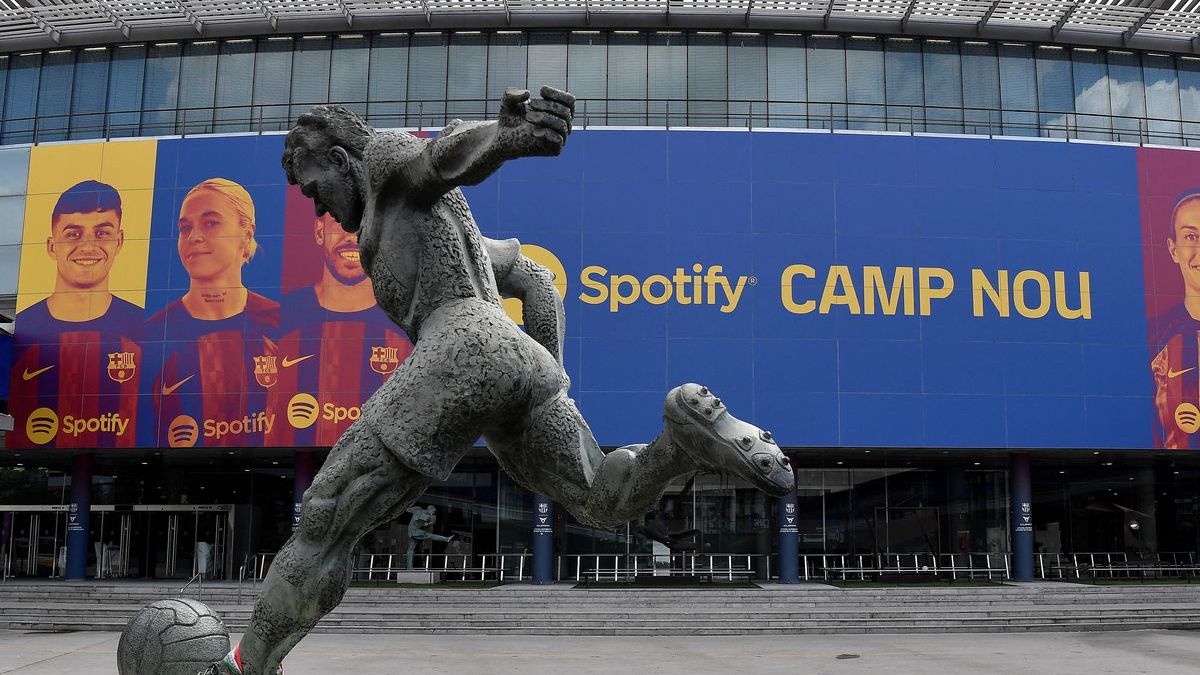 Foto Camp Nou Barcellona con misure di sicurezza innovative