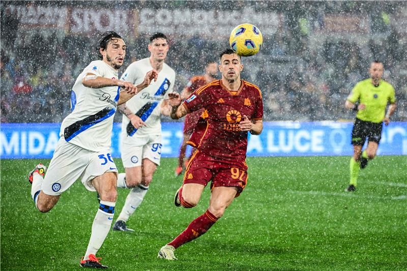 من مباراة سابقة بين إنتر ميلان وروما