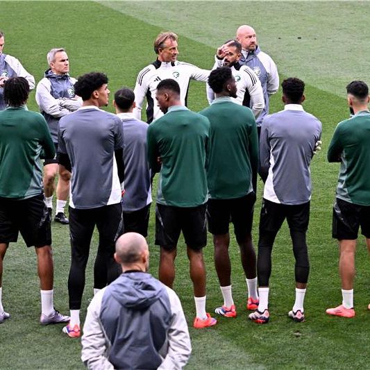 لاعبو منتخب السعودية
