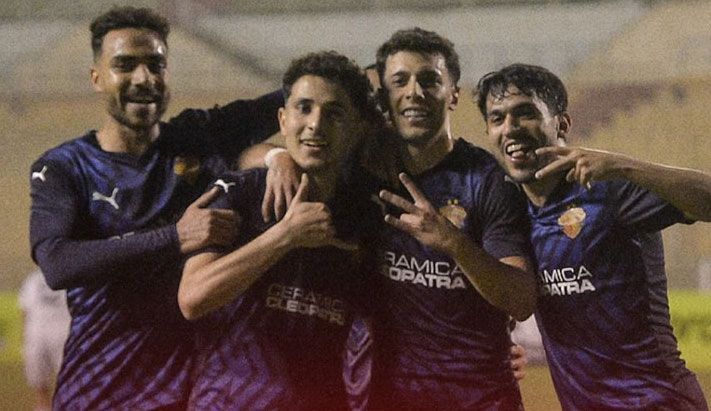 فرحة لاعبي سيراميكا كليوباترا