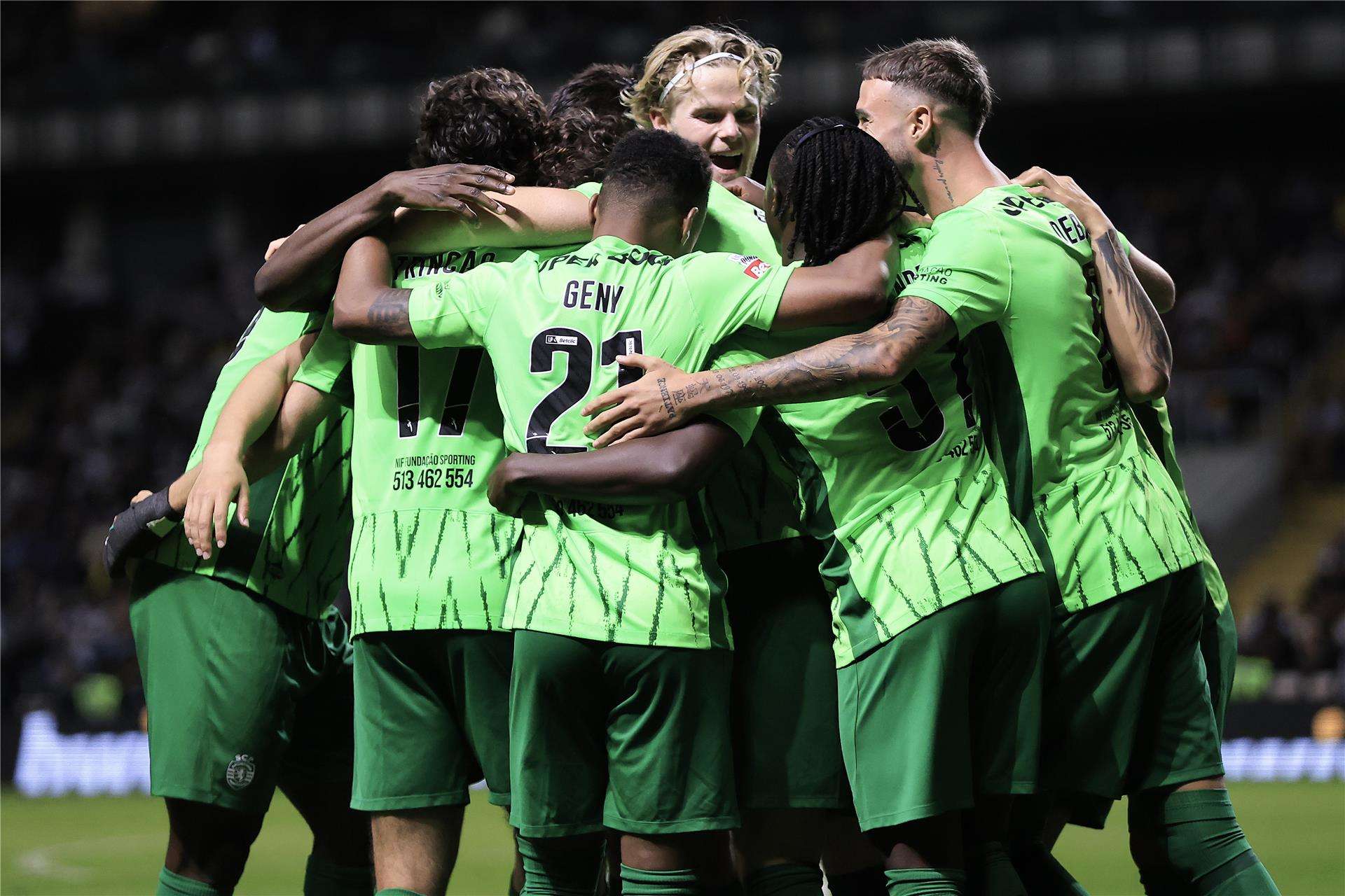 لاعبو سبورتنج لشبونة