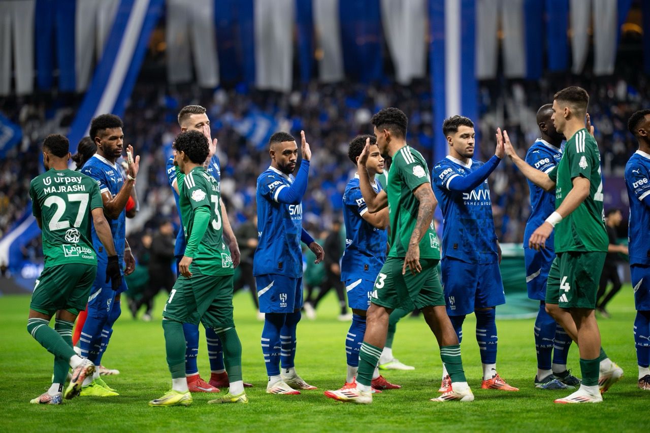 من مباراة سابقة بين الهلال والأهلي