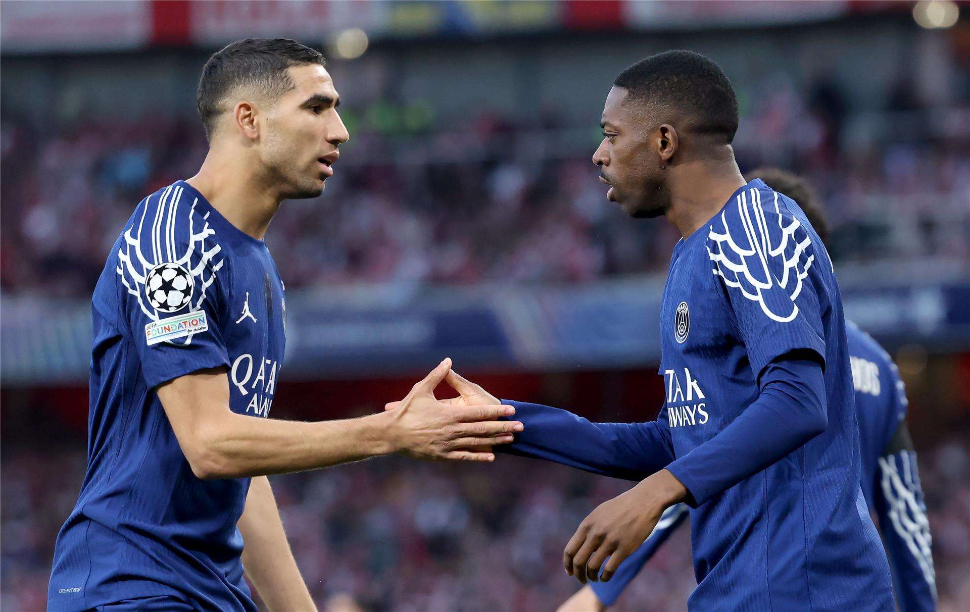 حكيمي وديمبلي