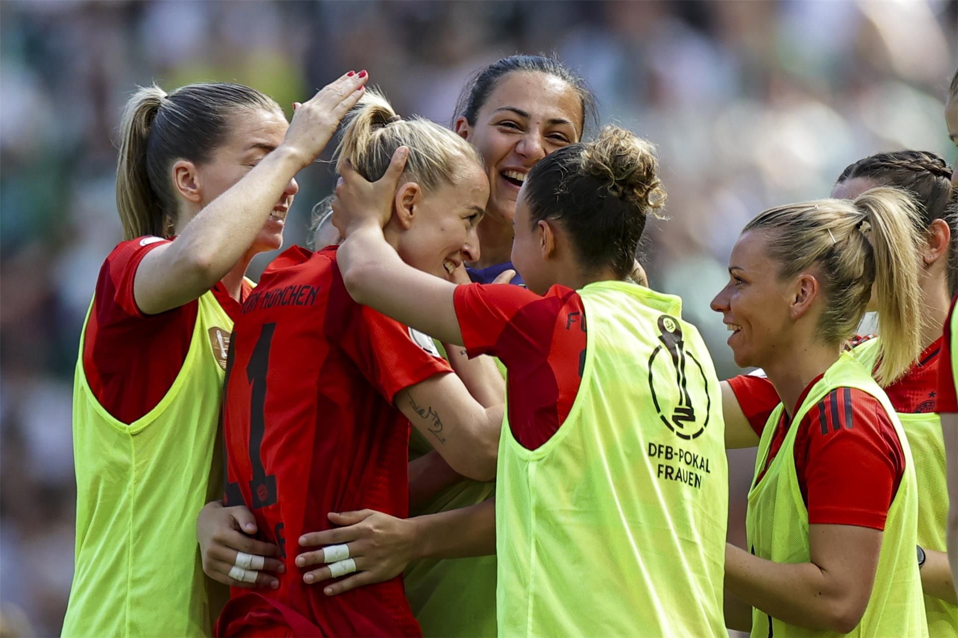 فرحة لاعبات بايرن ميونخ