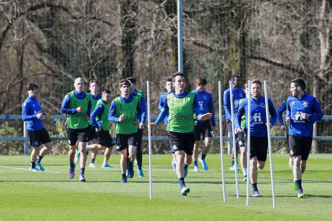 صور تدريبات ريال سوسيداد في زوبييتا