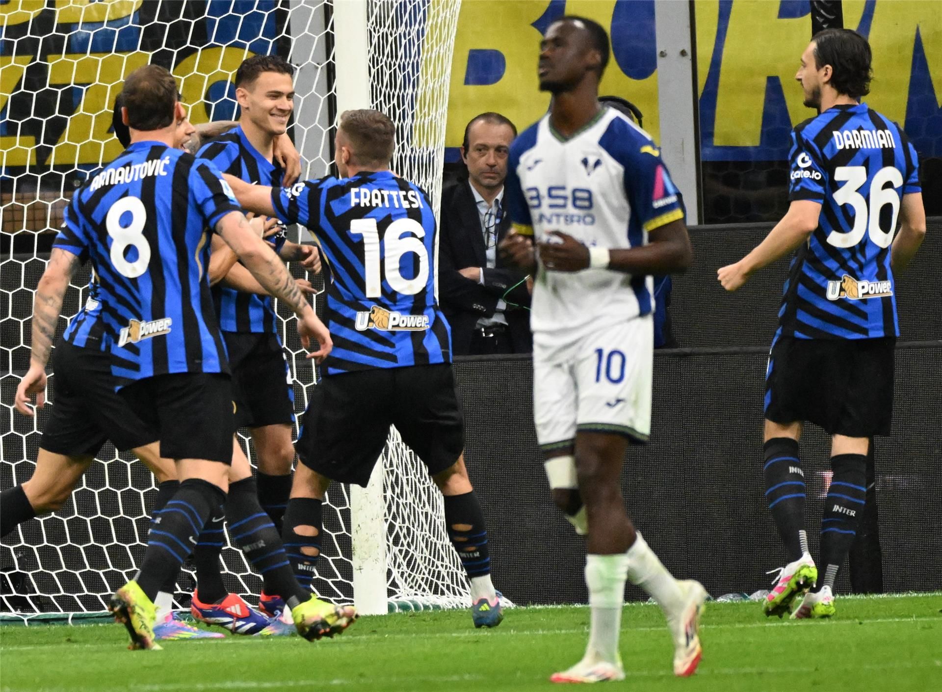 فرحة لاعبي إنتر ميلان