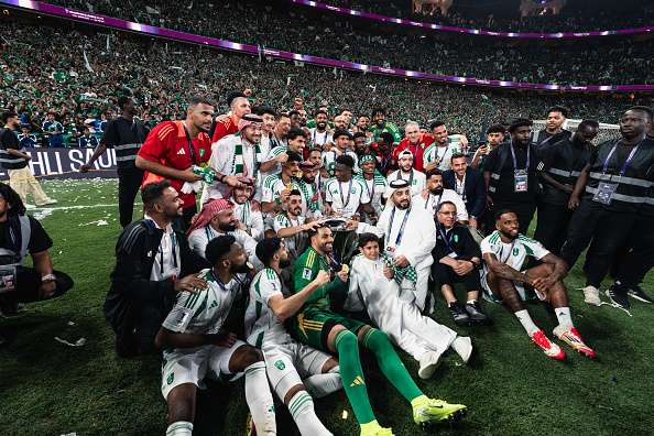 من تتويج الأهلي