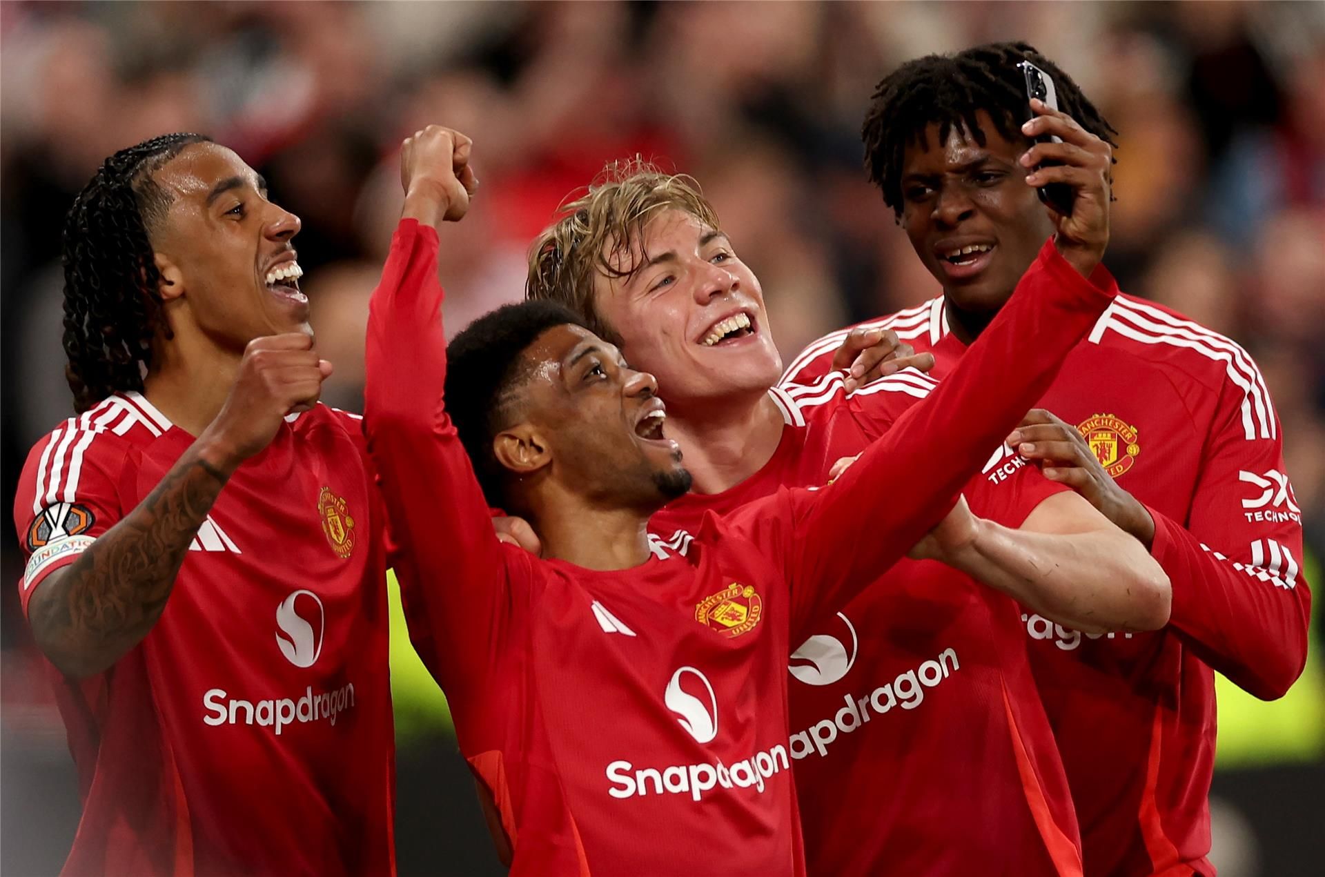 جانب من المباراة