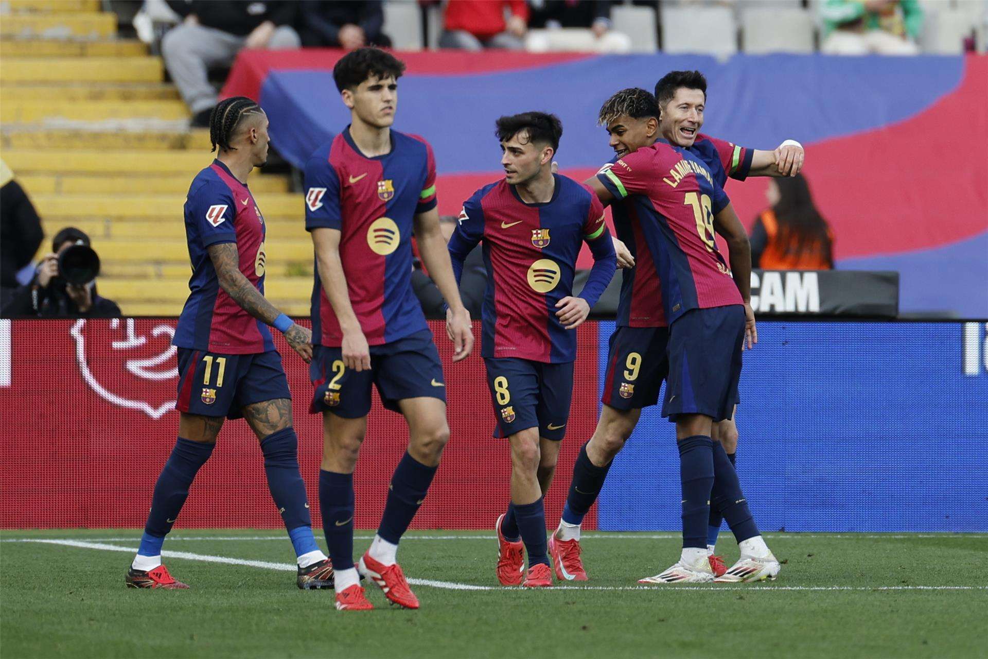 لاعبو برشلونة