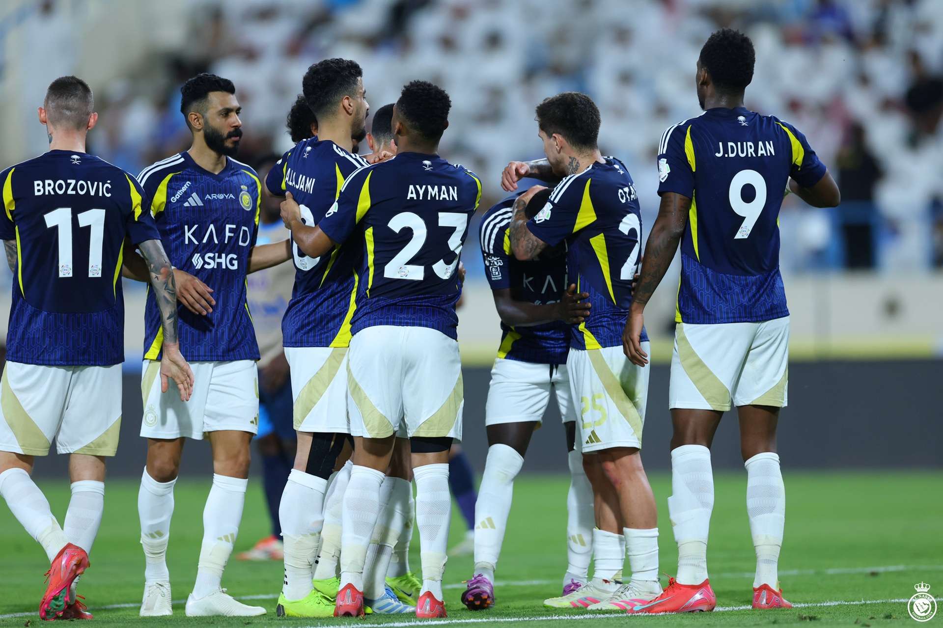 لاعبو النصر..احتفلوا 9 مرات