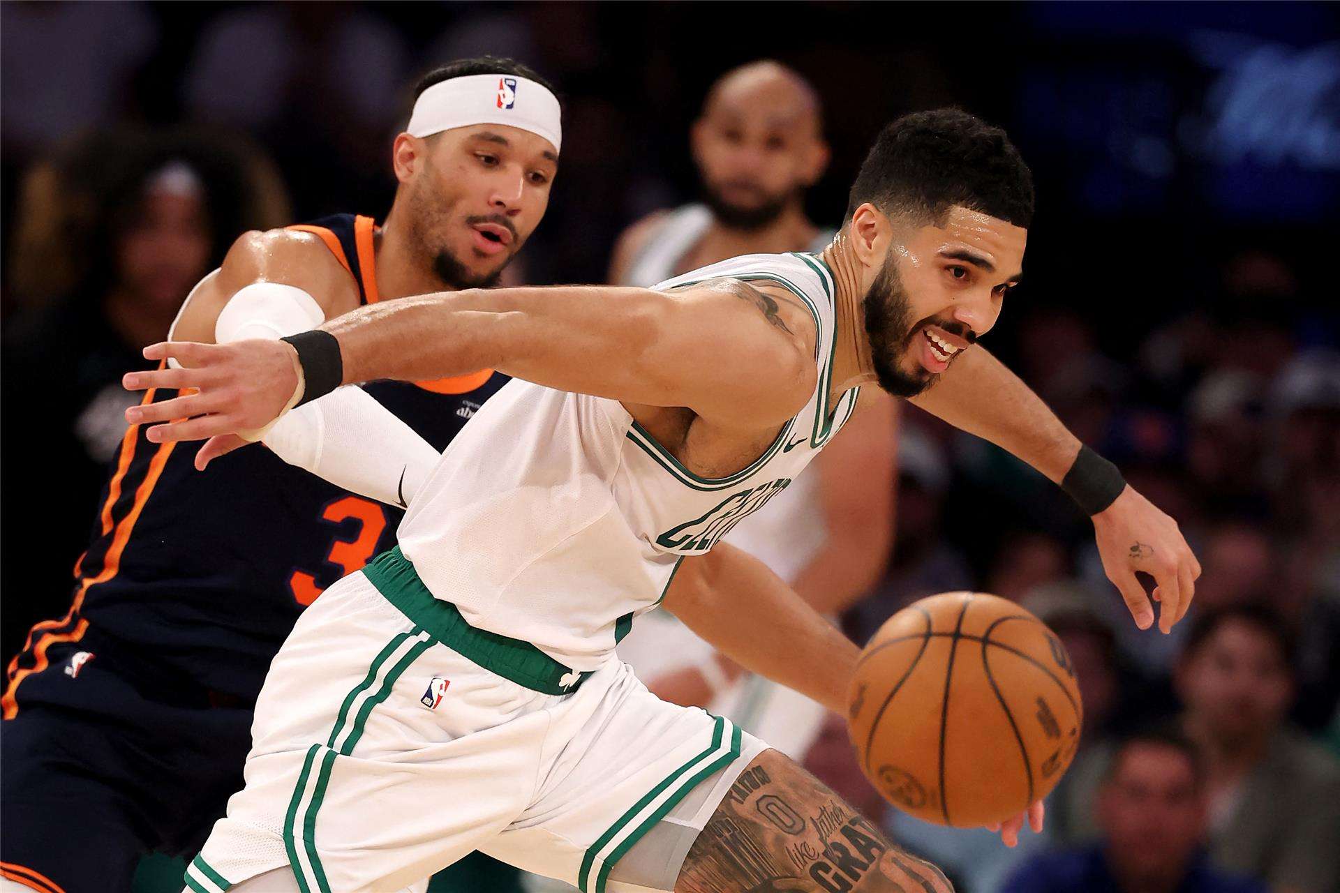 من مباراة نيويورك نيكس و بوسطن سلتيكس