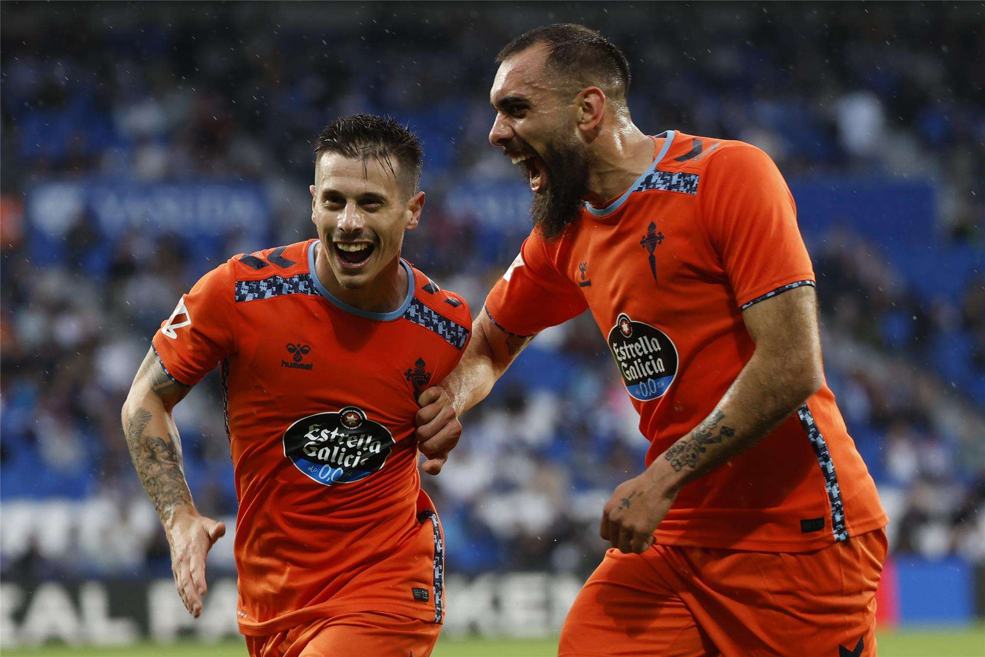 فرحة لاعبي سيلتا فيجو