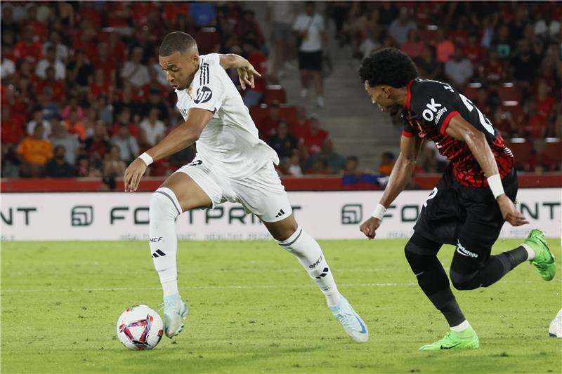 جانب من مباراة سابقة بين ريال مدريد ومايوركا
