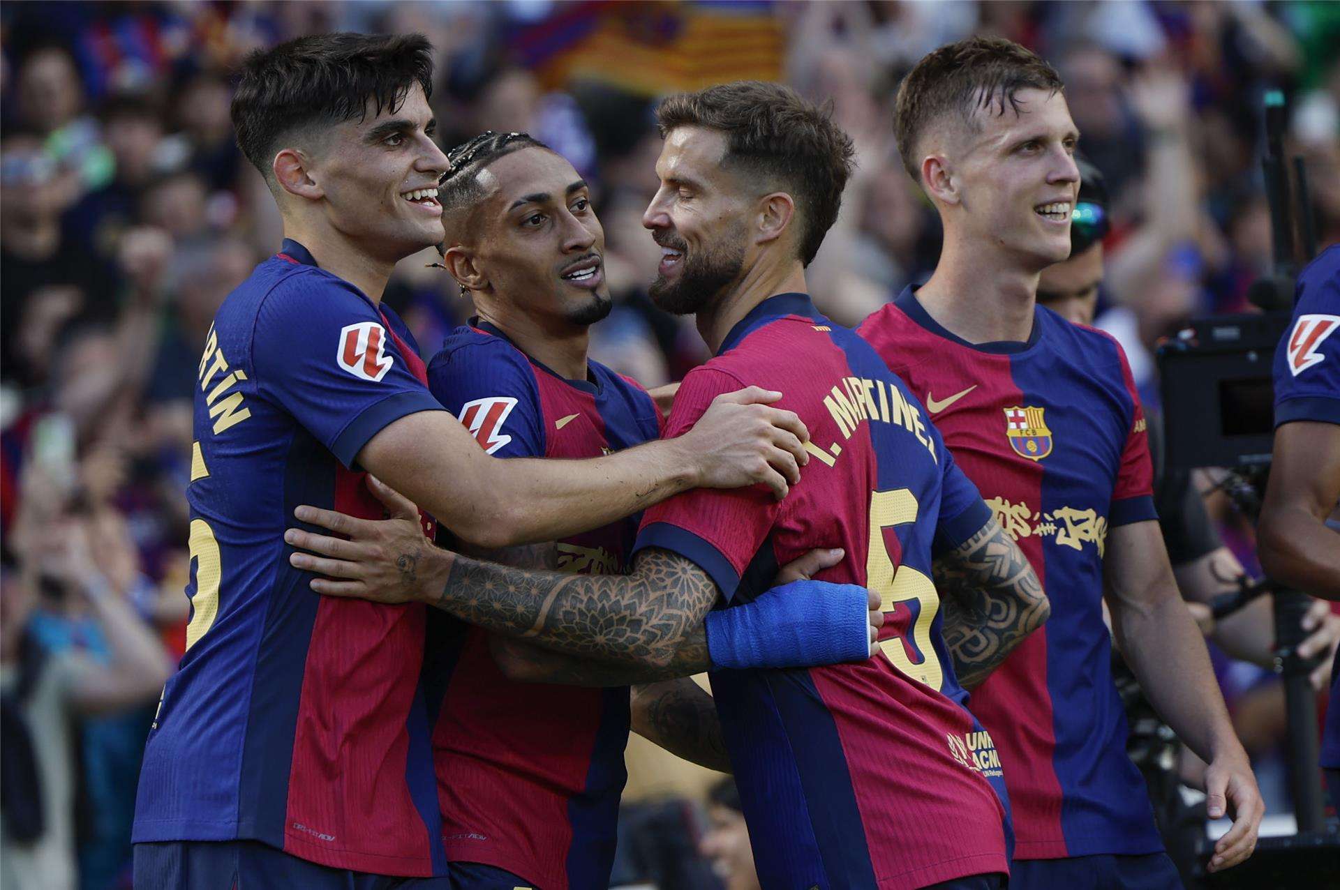 لاعبو برشلونة