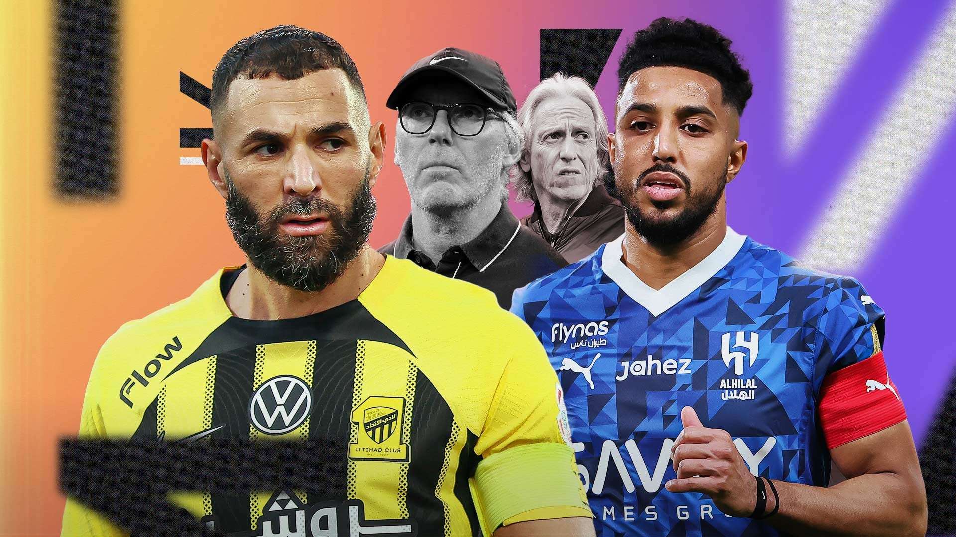 الدوسري وجيسوس - بنزيما وبلان