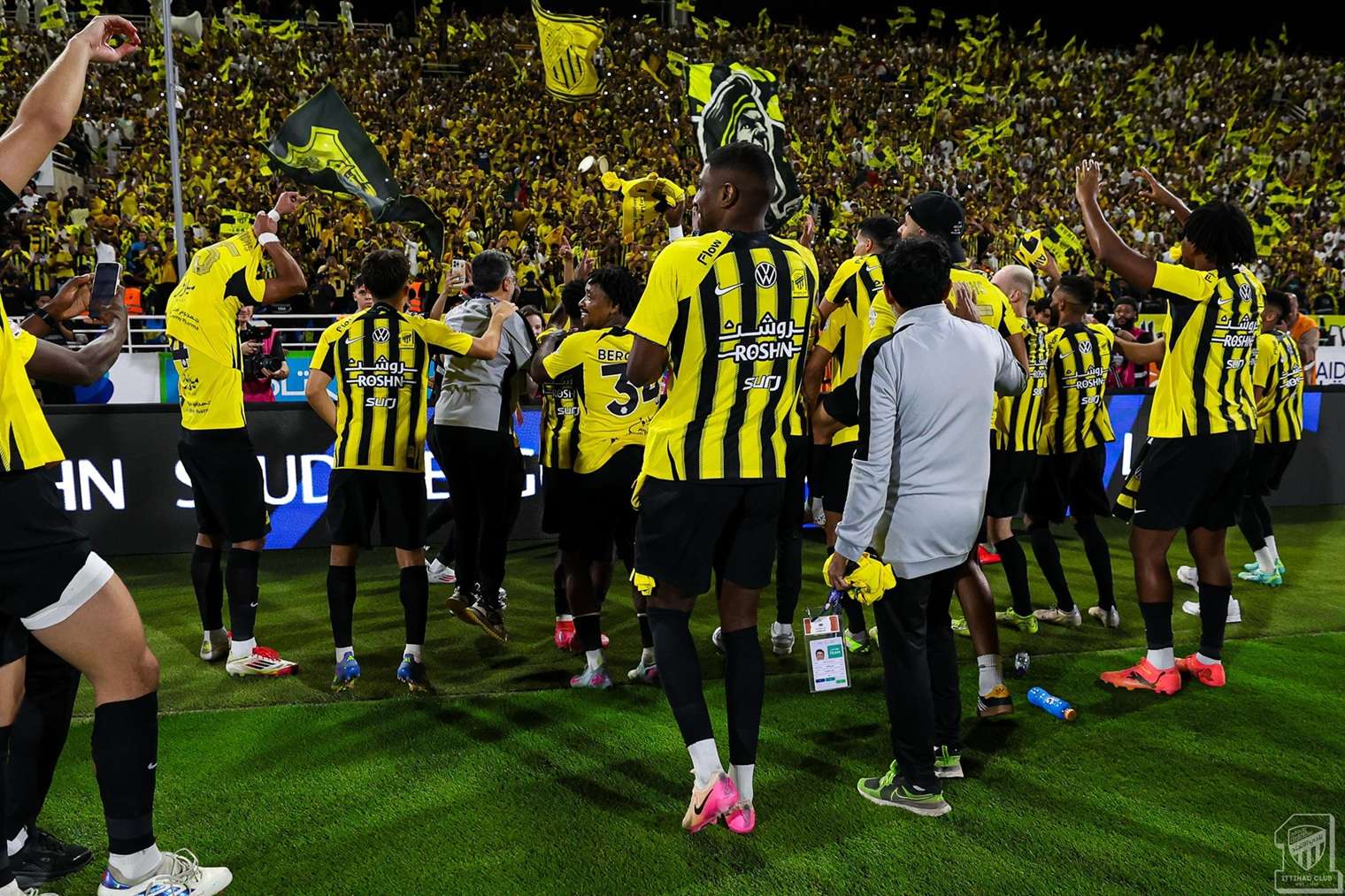 من احتفالات اتحاد جدة