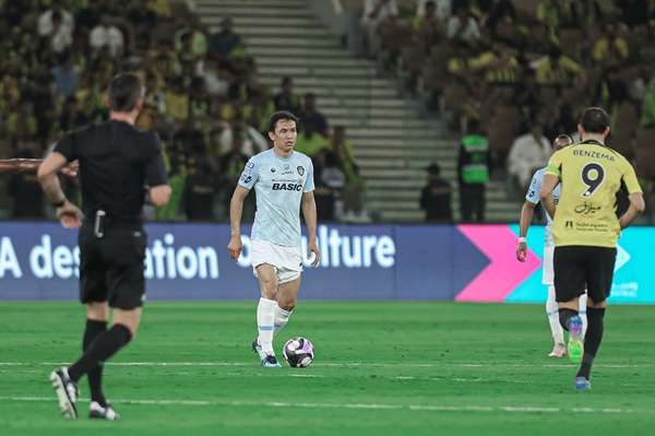 من مباراة الإتحاد والفيحاء