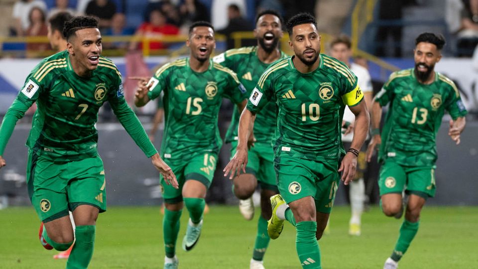 لاعبو المنتخب السعودي