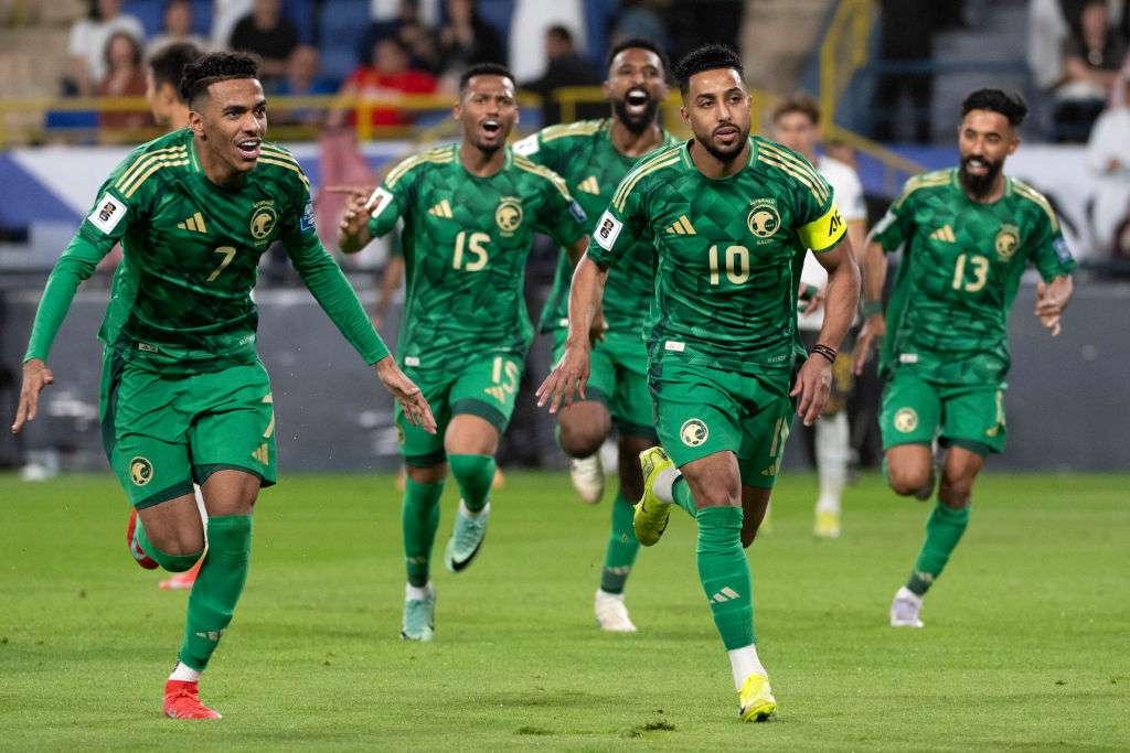 لاعبو المنتخب السعودي