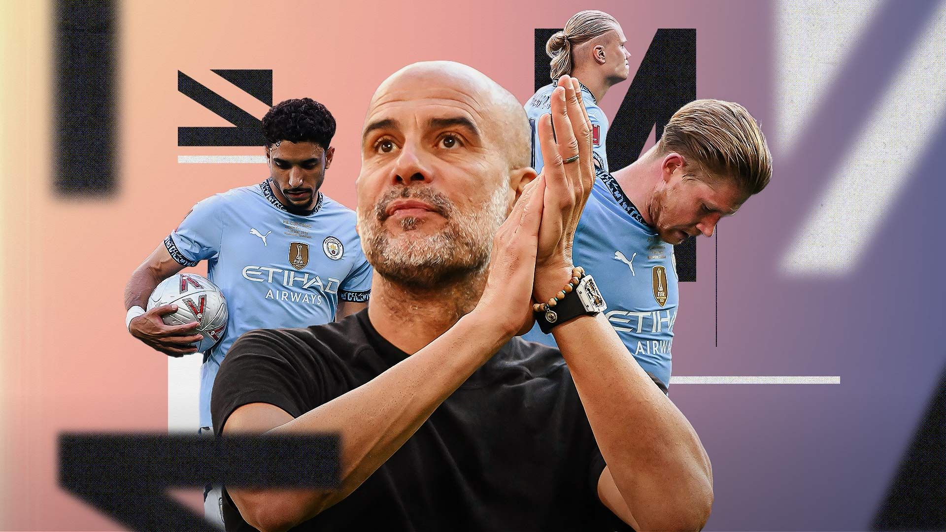 جوارديولا ومرموش وهالاند ودي بروين