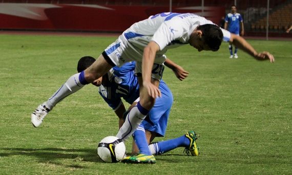 لقطة من المباراة