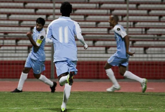 طلال يوسف و رقصته الشهيرة بعد الهدف الأول