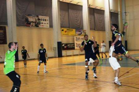 لقطة من احدى مباريات المنتخب في بولندا