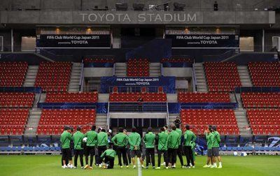 تدريبات فريق مونتيري في استاد تويوتا 