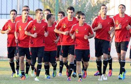 جانب من تدريبات منتخب الأردن بالدوحة