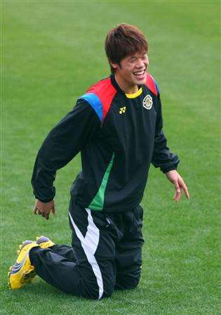 هيروكي ساكاي في تدريبات اليوم 