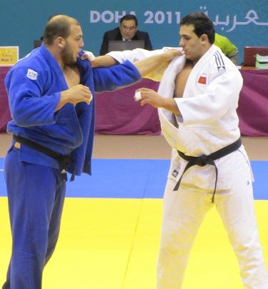 المغربي مالكي (يمين) التونسي فيصل (يسار)