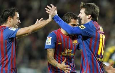 ميسي وتشافي وفرحة الفوز على الريال في عقر داره قبل السفر إلى اليابان لمواجهة السد 