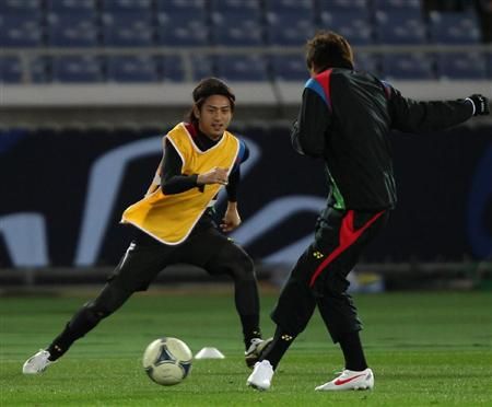 كوكي ميزونو في التمرين الأخير قبل مواجهة السد القطري