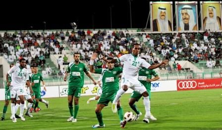 العربي الكويتي مع الشباب الاماراتي في النسخة الاخيرة