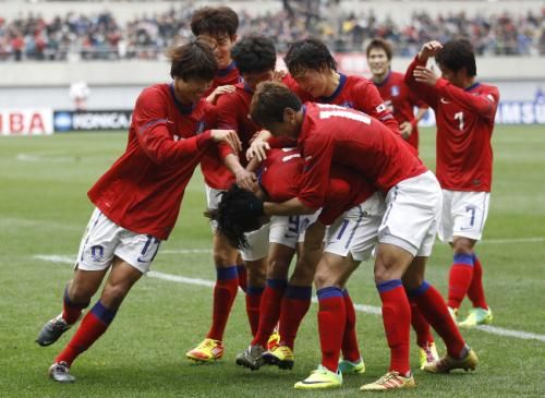 لاعبي منتخب كوريا الجنوبية