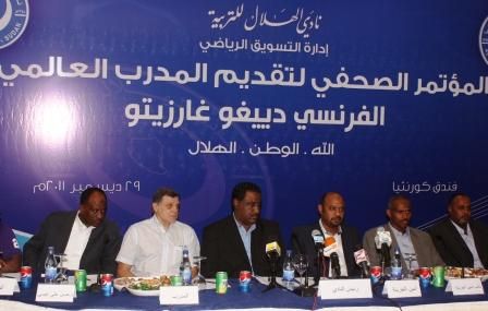جانب من المؤتمر الصحفي لمجلس الهلال 