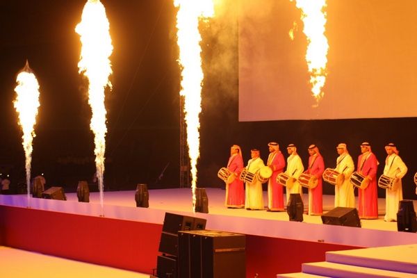 افتتاح دورة الالعاب الخليجية