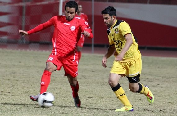 من مباراة المحرق والاهلي