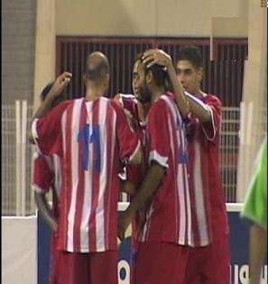 فرحة اتحادية بأحراز الأهداف 