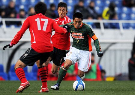 من مباراة فريقي مدرسة أوموري يامادا ومدرسة أويتا