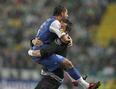 كواريسما فرحا بهدف التعادل لبورتو