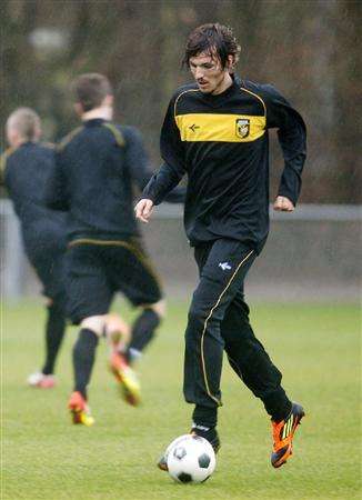 مايك هافينار في أولى تدريباته مع فيتيس