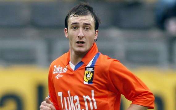  لوكا كالديرولا عندما كان معاراً لفريق فيتيسه ارنهيم الهولندي 