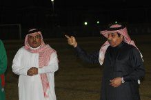 الدوسري خلال حضور المران