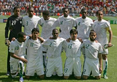المنتخب السعودي --- (صورة أرشيفية من كأس العالم 2006)