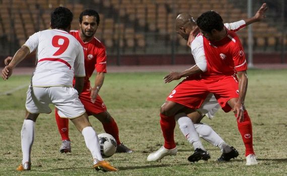 لقطة من مباراة المحرق و الرفاع الشرقي