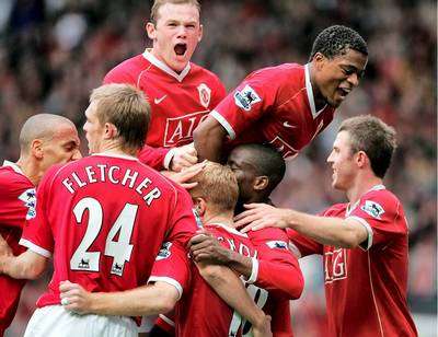 من مباراة سابقة لمانشستر