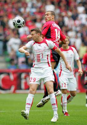 من مباراة سابقة لرين في الدوري الفرنسي