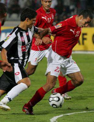 لقطة من ذهاب النهائى بين الصفاقسى والأهلى 